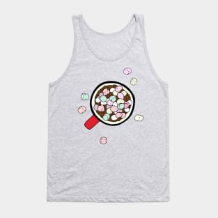 Hot cocoa with marshmallows Tank Top
